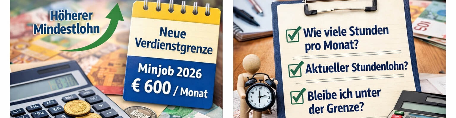 Mindestlohn 2026 Minijob-Grenze