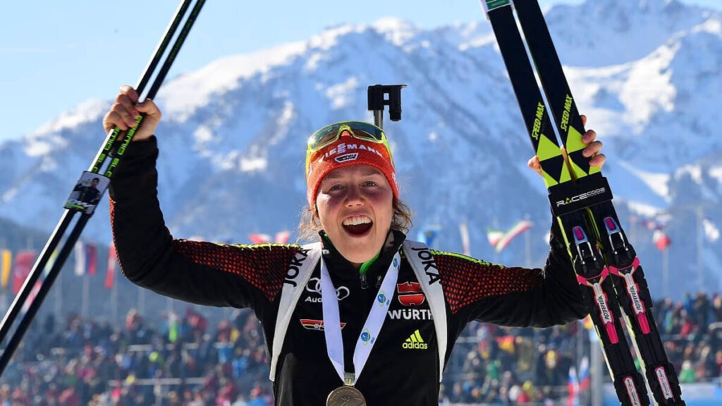 Biathletin Laura Dahlmeier Biathlon