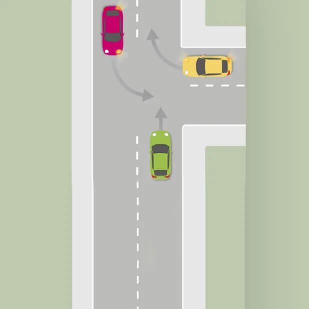 An welchen Stellen ohne vorfahrtregelnde Verkehrszeichen gilt die Regel Rechts vor Links