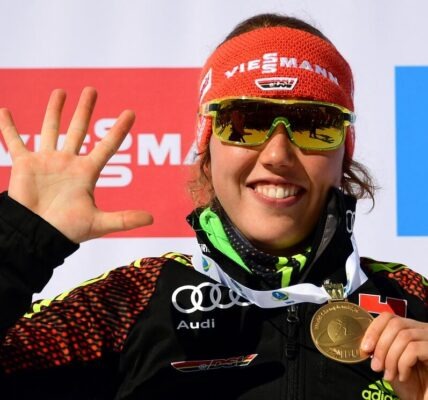 Biathletin Laura Dahlmeier Biathlon