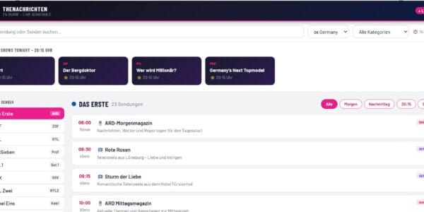 Fernsehprogramm heute