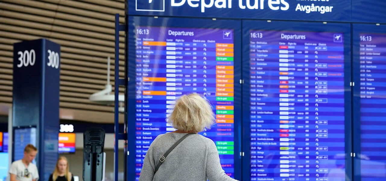 Flugverspätungen während der Hauptreisezeiten