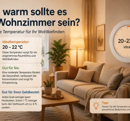 Wie warm sollte es im Wohnzimmer sein