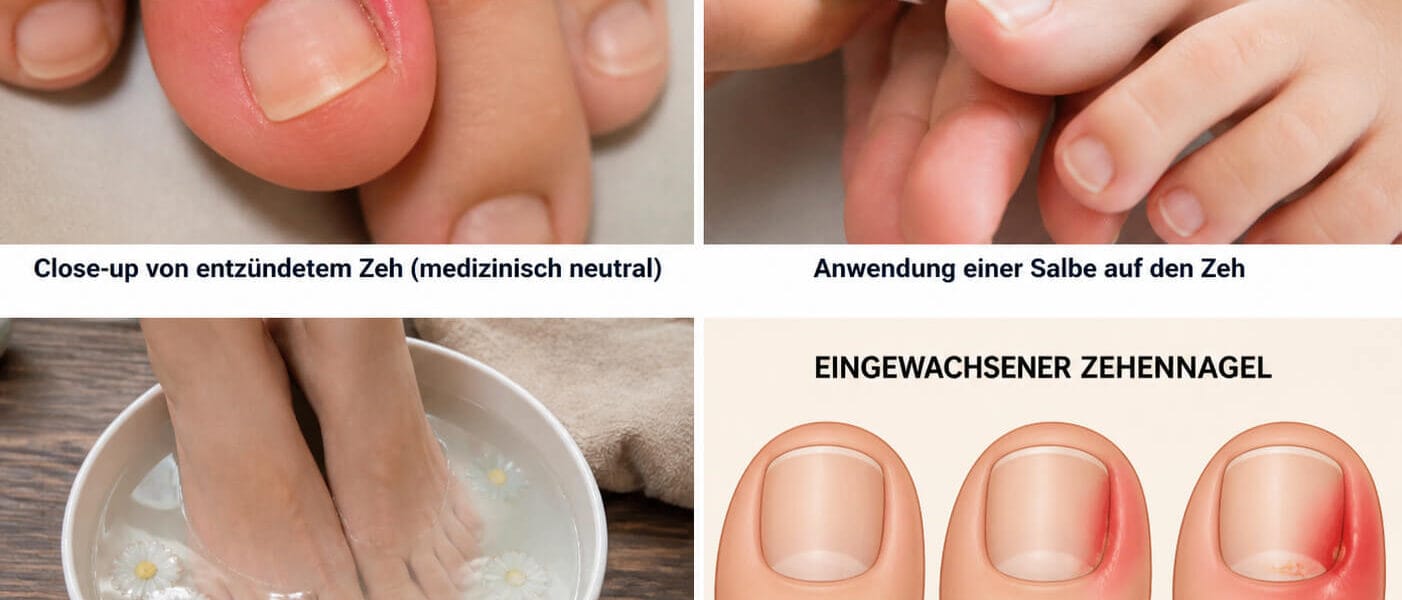 entzündeter zeh